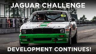 Jaguar Race Car Build  Development continues at Croft [upl. by Mansoor433]