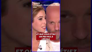 🤭 La gaffe de Léa Salamé face à Franck Gastambide  On nest pas couché 26 mars 2016 [upl. by Ralfston]