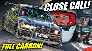 Full Carbon FULL SEND BMW E36 M3 S54 Wide Body  Nürburgring [upl. by Amrak]