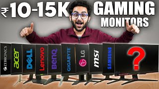 I Tested 10 Gaming Monitors Under Rs15000 [upl. by Dleifrag]