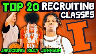 Meet The Recruits  Illinois  Top 20 College Basketball Recruiting Class Rankings [upl. by Yvel603]