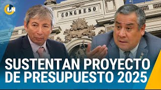 ADRIANZÉN EN VIVO ¿EN QUÉ AUMENTARÁ EL PRESUPUESTO SIGUE LA SUSTENTACIÓN DEL MINISTRO DE ECONOMÍA [upl. by Rubina393]