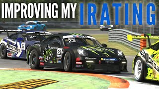 Working on my IRATING IRACING Monza Porsche Cup Fixed Race [upl. by Amles]