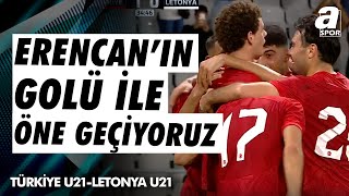 GOL Erencan Yardımcı Türkiye U21 10 Letonya U21  U21 Avrupa Şampiyonası Elemeleri  11102024 [upl. by Arrak729]