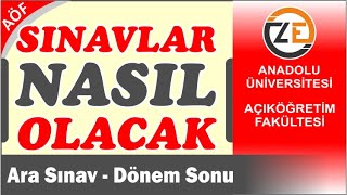 AÖF Açıköğretim Sınavları Nasıl Yapılıyor Geçme Notu Kaç Vize Final Nedir Harf Notları [upl. by Yauqaj]