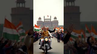 Modi amp Putin A Ride of Friendship modi putin friendship india russia independenceday ai fun [upl. by Eanod860]