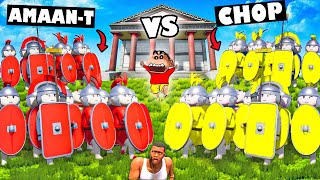 FIGHT or DIE 🔥 Insane BATTLE for MONEY in CASTLE in SHIELDWALL with SHINCHAN and CHOP and AMAANT [upl. by Dira]