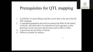 QTL mapping [upl. by Allehcram]