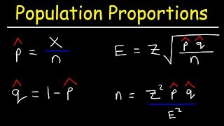 Finding The Confidence Interval of a Population Proportion Using The Normal Distribution [upl. by Ziana]