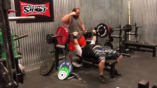 485 220 kg Bench Press [upl. by Airotkciv]