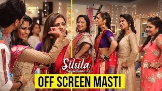 Silsila Badalte Rishton Ka  Off Screen Masti  Kunal  Nandini amp Mauli Having Fun On Set [upl. by Towrey477]