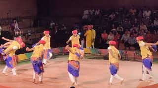 Raas Nritya from Gujarat in Lokrang Festival at Jawahar Kala Kendra Jaipur Rajasthan [upl. by Dlonra]