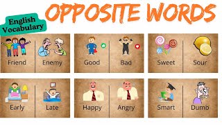 Opposite Words  100 Opposite Words  Opposite words in English learnenglish [upl. by Eelrebma]