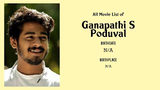 Ganapathi S Poduval Movies list Ganapathi S Poduval Filmography of Ganapathi S Poduval [upl. by Sloane]