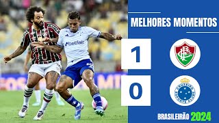 FLUMINENSE 1 X 0 CRUZEIRO  GOLS E MELHORES MOMENTOS  29ª RODADA BRASILEIRÃO 2024 [upl. by Karwan44]