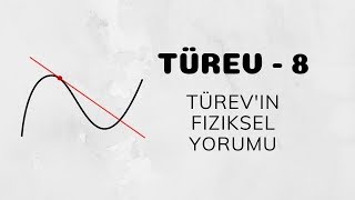 Türev  8 Türevin Fiziksel Yorumu  Değişim Oranı [upl. by Hillell453]