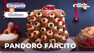 PANDORO FARCITO Facile e veloce [upl. by Yekcin]