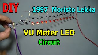 DIY 1997 Moristo Lekka VU Meter LED Circuit [upl. by Rovit]