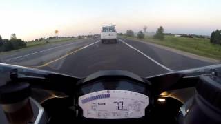 Ducati 959 Panigale 5th Gear Top Speed Run [upl. by Broderic]