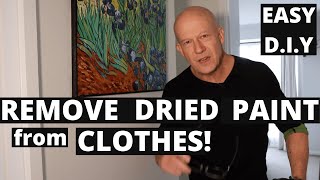 How To Remove Paint Stains From Clothes FAST amp EASY [upl. by Duester]