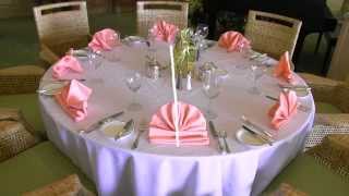 Setting Banquet Tables Training Video [upl. by Eggett]