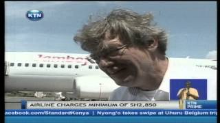 Jambo jet low cost carrier finally begins its flights to Mombasa Kisumu and Eldoret [upl. by Schellens]