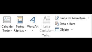 Word 2013 Inserir Texto [upl. by Dieter802]