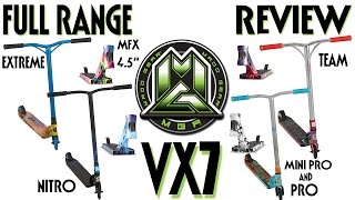 MGP VX7 COMPLETE RANGE amp MFX 45quot DECK REVIEW  Broadway Pro Scooters [upl. by Hamimej]