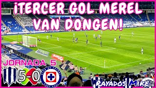 ¡TERCER GOL MEREL VAN DONGEN  Rayadas 50 Cruz Azul J5 Liga MX Femenil Cl 2024  Rayados Mike [upl. by Yetti]