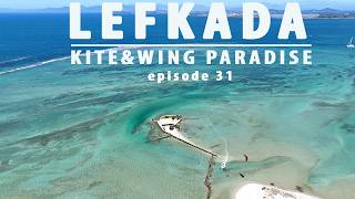 LEFKADA Greece Kitesurf amp Wingfoil paradise episode 31 [upl. by Rather]