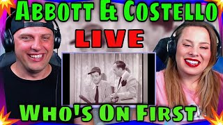 reaction to Whos On First  Abbott amp Costello  THE WOLF HUNTERZ REACTIONS [upl. by Diahann223]