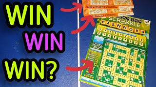 Scrabble CASHWORD  WIN win Win  Scratch cards  Bierans Cards [upl. by Ramos]