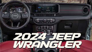 Revamped and Ready Exploring the 2024 Jeep Wranglers Fresh Interior Exterior and Enhanced Tech [upl. by Aldwin]