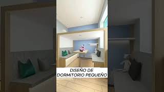 ✅DISEÑO ÓPTIMO DE DORMITORIO PEQUEÑO [upl. by Urbano]