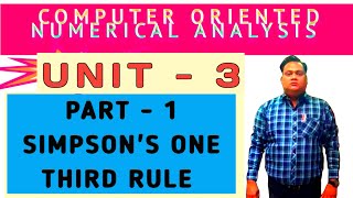 PART 1 SIMPSONS ONE THIRD RULE [upl. by Richey]