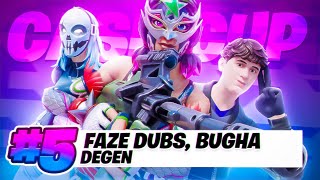 Top 5 in Season 8 Trio Tournament ft Bugha amp Degen [upl. by Pfosi412]