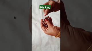 Diy Ring😱 youtubeshort diyringviralcraft uniqueampeadycrafteraditi manjuwaykar [upl. by Miquela]