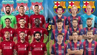 2020 Liverpool 🆚 2015 Barcelona  Messi Salah Firmino Neymar Suarez Mane [upl. by Gran]