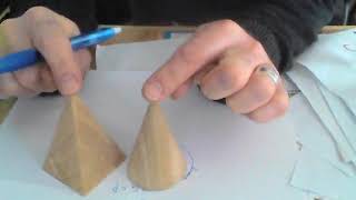 WA 20 34 Volumes of Pyramids Cones Spheres DEMONSTRATION [upl. by Newmann]