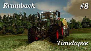 Krumbach Timelapse heu Ernte geschafft bevor es dunkel wird 🚜💨🌅 [upl. by Ehcadroj]