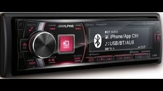 Alpine CDEHD149BT Car Stereo Testing Settings [upl. by Skye]