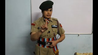 How to wear Scarf Jhalar amp Kamar Bandh over NCC Uniform  Correct placement of Jhalar amp kamar Bandh [upl. by Cappello]