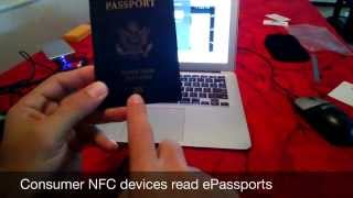 Consumer NFC devices read ePassports [upl. by Hound]