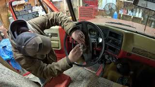 1980 Chevy K20  Aligning Steering Wheel [upl. by Briney361]