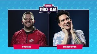 Brendon Urie and CourageJD at the Celebrity PRO AM [upl. by Ikiv]