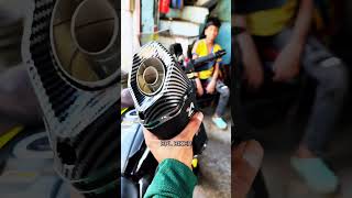 installing Acrapovic Exhaust In Suzuki Vstrom 250 acrapovic exhaust suzukivstromsx250 [upl. by Onailimixam]