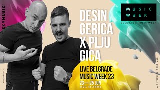 Desingerica x Pljugica  Balkanacc LIVE I Belgrade Music Week 23 [upl. by Ardnassela581]