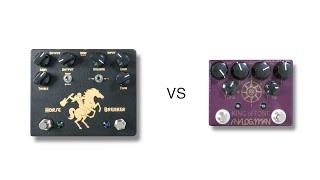 Ceriatone Horse Breaker vs Analogman King of Tone [upl. by Llevram]