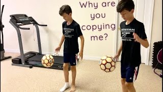 COPYING MY TWIN BROTHER FOR 24 HOURS [upl. by Erleena]