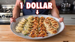 1 Dollar Dumplings 3 Ways [upl. by Obla]